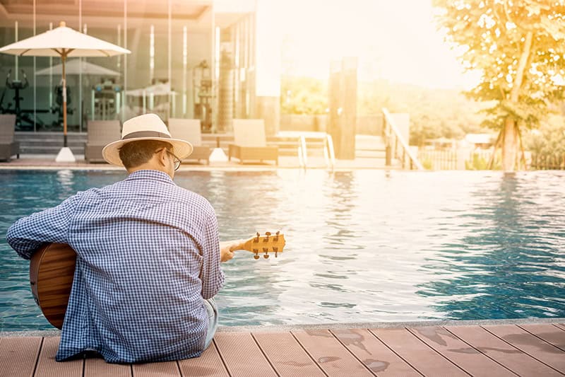 Young Man Playing Guitar